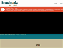 Tablet Screenshot of brandworksdetroit.com